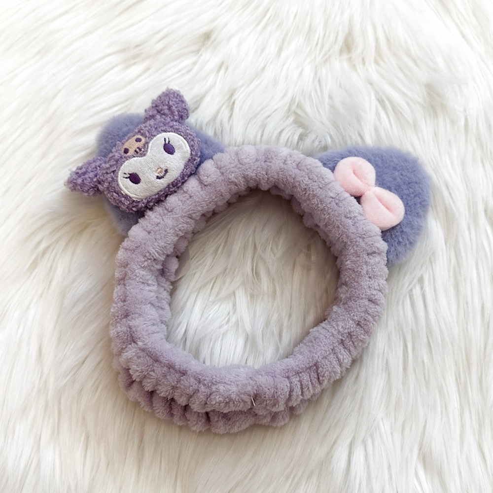 Kuromi Plush Spa Headband